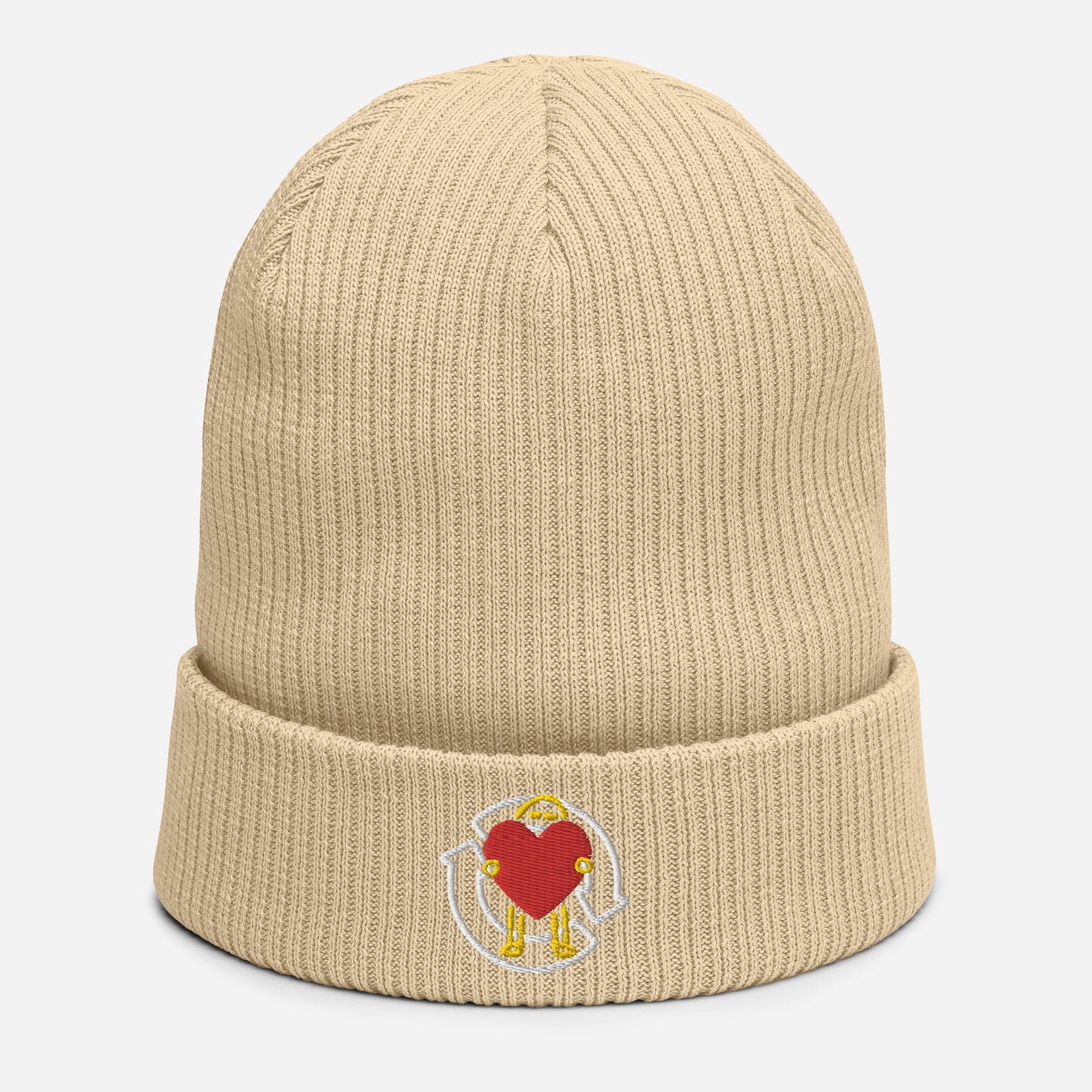 Recycle Love Organic ribbed beanie